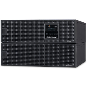 CyberPower OL8KRT 6U Rack or Tower UPS, RM Card, UL Rated, LCD panel, 3 NEMA L6-30R & 1 Hardwire Terminal Block, generator compatibility